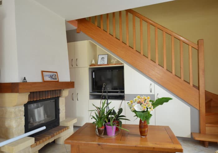 Réalisation placard sous escalier sur mesure Morbihan