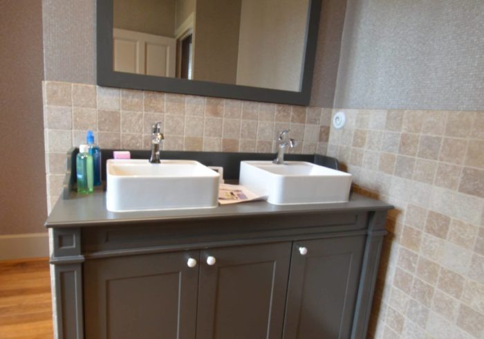 Réalisation meuble salle de bain sur mesure Morbihan